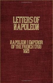 Tapa de Letters of Napoleon
