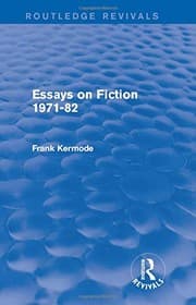 Tapa de Essays on Fiction 1971-82