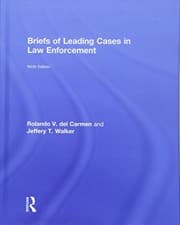 Tapa de Briefs of Leading Cases in Law Enforcement