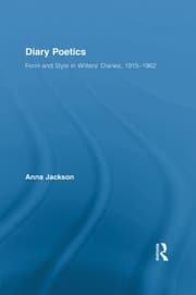 Tapa de Diary Poetics