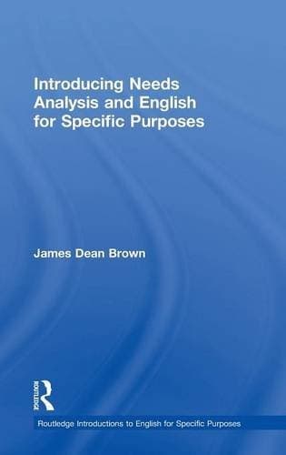 Tapa de Introducing Needs Analysis and English for Specific Purposes
