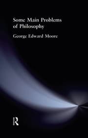 Tapa de Some Main Problems of Philosophy