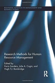 Tapa de Research Methods for Human Resource Management