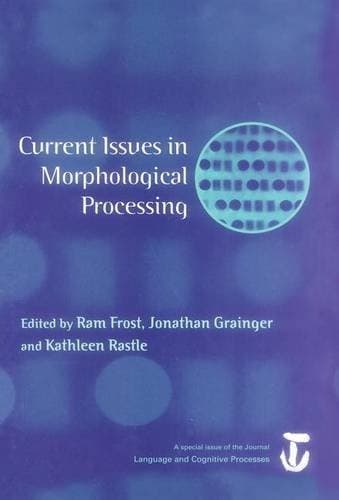 Tapa de Current Issues in Morphological Processing