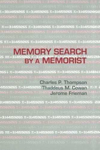 Tapa de Memory Search By A Memorist