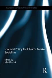 Tapa de Law and Policy for China's Market Socialism