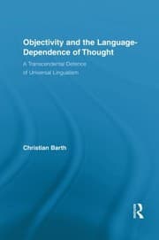 Tapa de Objectivity and the Language-Dependence of Thought
