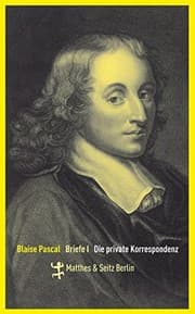 Tapa de Blaise Pascal Briefe 1