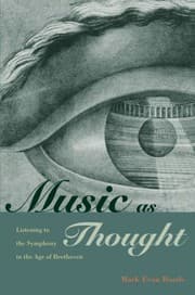 Tapa de Music as thought