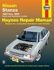 Tapa de Nissan Stanza automotive repair manual