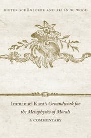 Tapa de Immanuel Kant's <i>Groundwork for the Metaphysics of Morals</i>