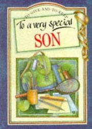 Tapa de To a Very Special Son (To Give and to Keep) (To-Give-and-to-Keep)