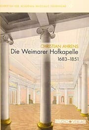 Tapa de Die Weimarer Hofkapelle 1683-1851