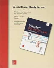 Tapa de Loose-Leaf for Dynamic Business Law