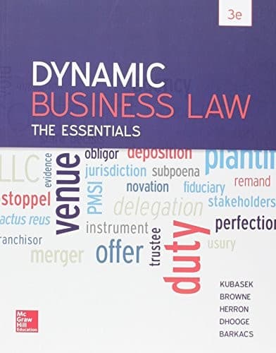 Tapa de Dynamic Business Law