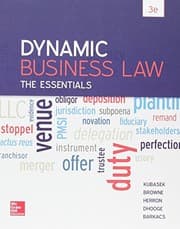 Tapa de Dynamic Business Law