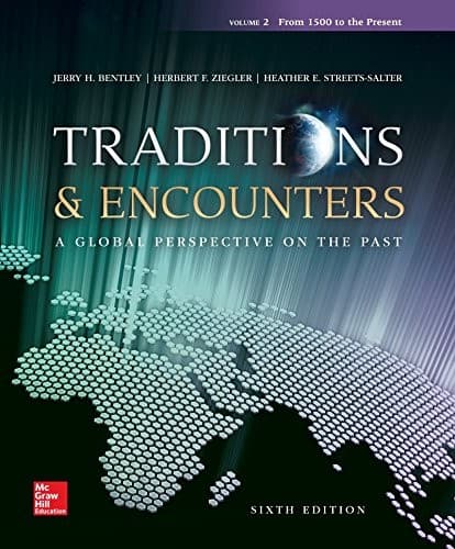 Tapa de Traditions & Encounters Volume 2 with Connect 1-Term Access Card
