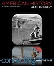 Tapa de American History Volume 2 with Connect 1-Semester Access Card