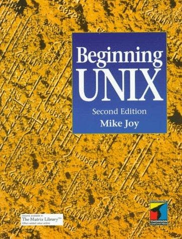 Tapa de Beginning UNIX