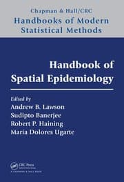 Tapa de Handbook of spatial epidemiology