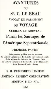 Tapa de Avantures du Sr. C. Le Beau ...