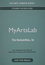 Tapa de NEW MyLab Arts Generic without Pearson eText -- Valuepack Access Card -- for Introduction to Humanities Courses