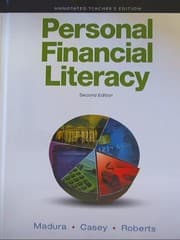 Tapa de Annotated Teacher's Edition for Personal Financial Literacy
