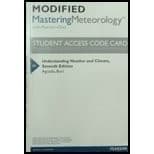 Tapa de Modified MasteringMeteorology with Pearson eText -- ValuePack Access Card -- for Understanding Weather and Climate