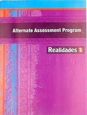 Tapa de Realidades 1 Alternate Assessment Program