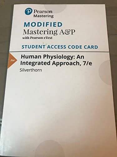 Tapa de Modified Mastering A&P with Pearson eText -- ValuePack Access Card -- for Human Physiology