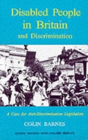 Tapa de Disabled people in Britain and discrimination
