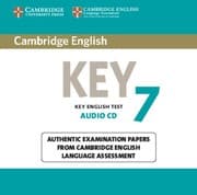 Tapa de Cambridge English Key 7 Audio CD