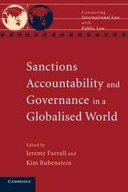 Tapa de Sanctions, Accountability and Governance in a Globalised World