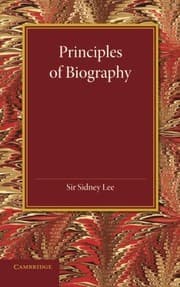 Tapa de Principles of Biography