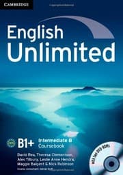 Tapa de English Unlimited Intermediate B Combo with DVD-ROMs