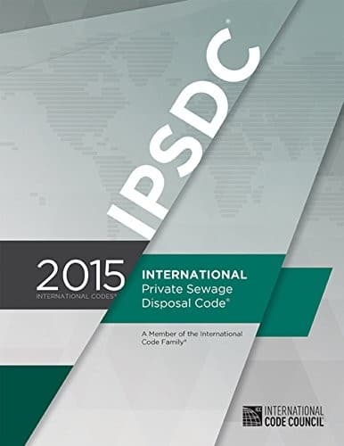 Tapa de 2015 International Private Sewage Disposal Code