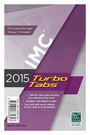 Tapa de 2015 International Mechanical Code Turbo Tabs for Soft Cover