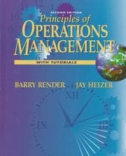 Tapa de Principles of operations management