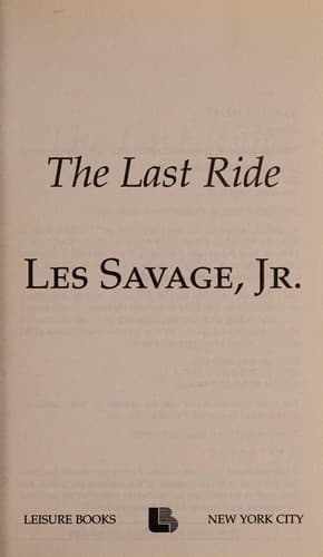 Tapa de The last ride