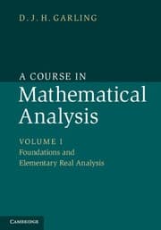 Tapa de A Course in Mathematical Analysis 3 Volume Set