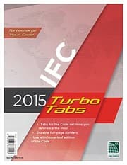 Tapa de 2015 International Fire Code Turbo Tabs for Loose Leaf Edition