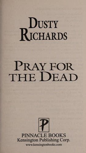 Tapa de Pray for the dead