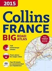 Tapa de 2015 Collins France Big Road Atlas