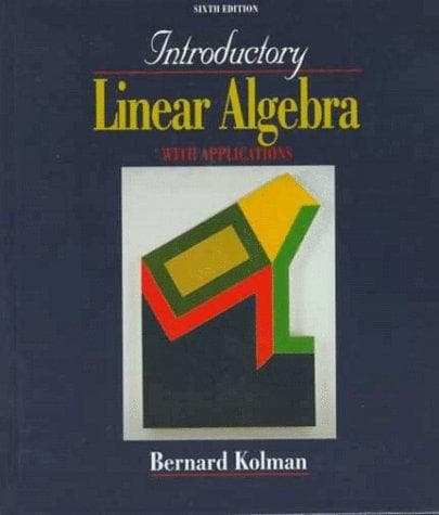 Tapa de Introductory linear algebra with applications.