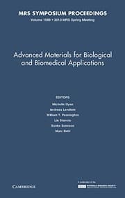 Tapa de Advanced Materials for Biological and Biomedical Applications