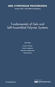 Tapa de Fundamentals of Gels and Self-Assembled Polymer Systems