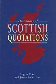 Tapa de Dictionary of Scottish quotations