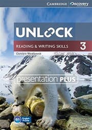 Tapa de Unlock Level 3 Reading and Writing Skills Presentation Plus DVD-ROM