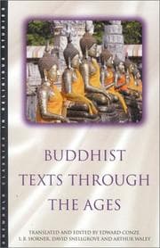 Tapa de Buddhist Texts Through the Ages (Oneworld Classics in Religious Studies)