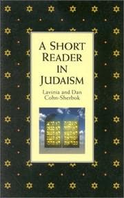Tapa de A Short reader in Judaism